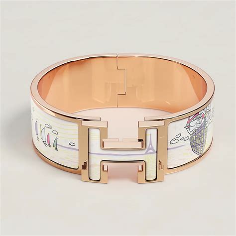 hermes clic braclet|Hermes click clack bracelet price.